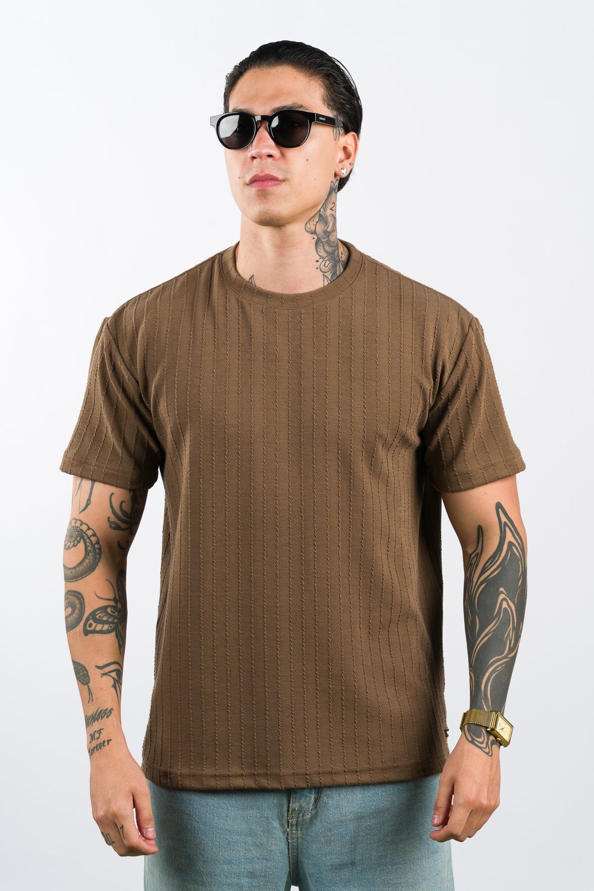 T-Shirt Text Kr Café Oscuro - Voszmen