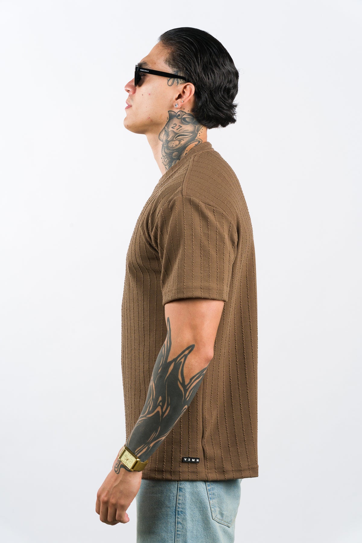 T-Shirt Text Kr Café Oscuro - Voszmen