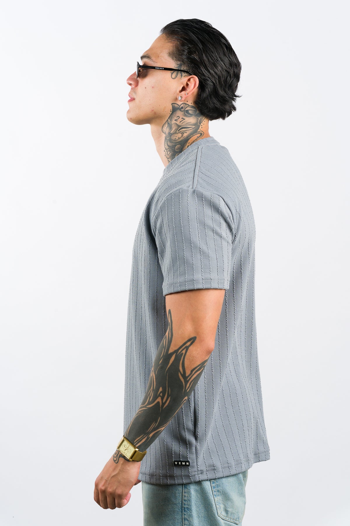 T-Shirt Text Kr Gris - Voszmen