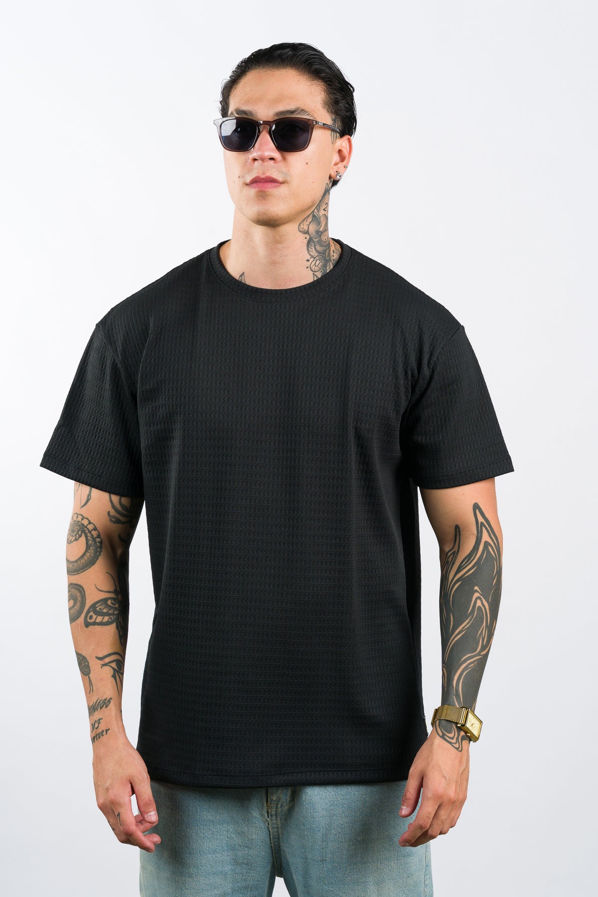T-Shirt Text CR Negro - Voszmen