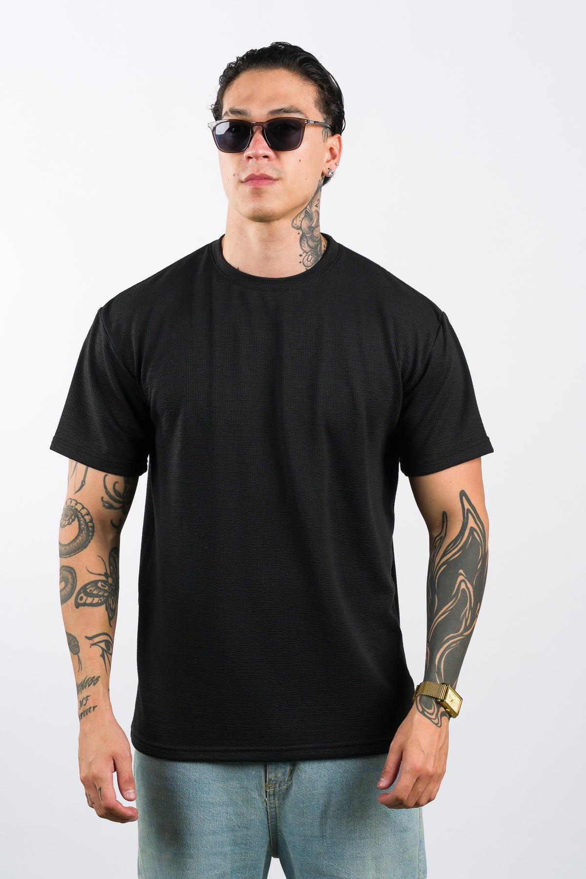 T-Shirt Text Rk Negra - Voszmen
