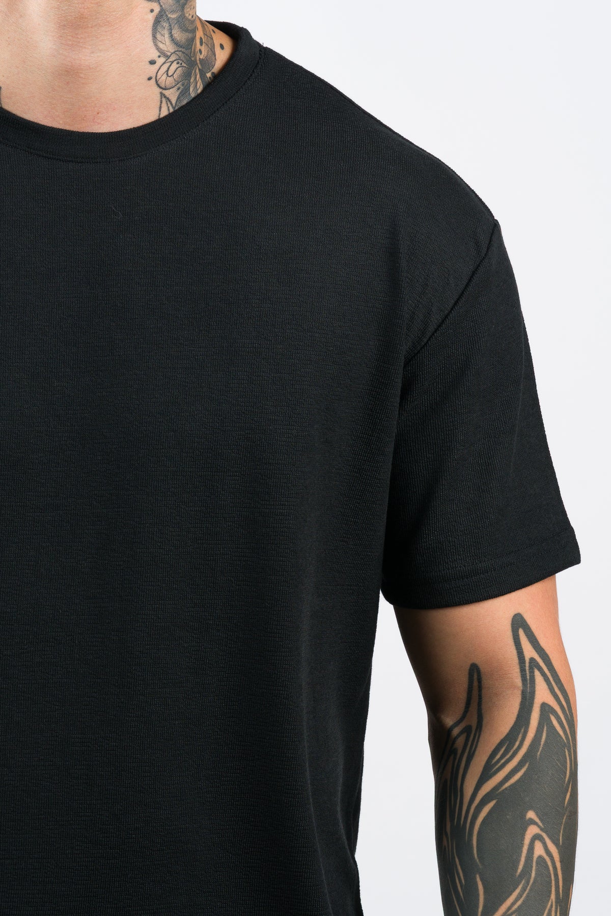 T-Shirt Text DL Negro