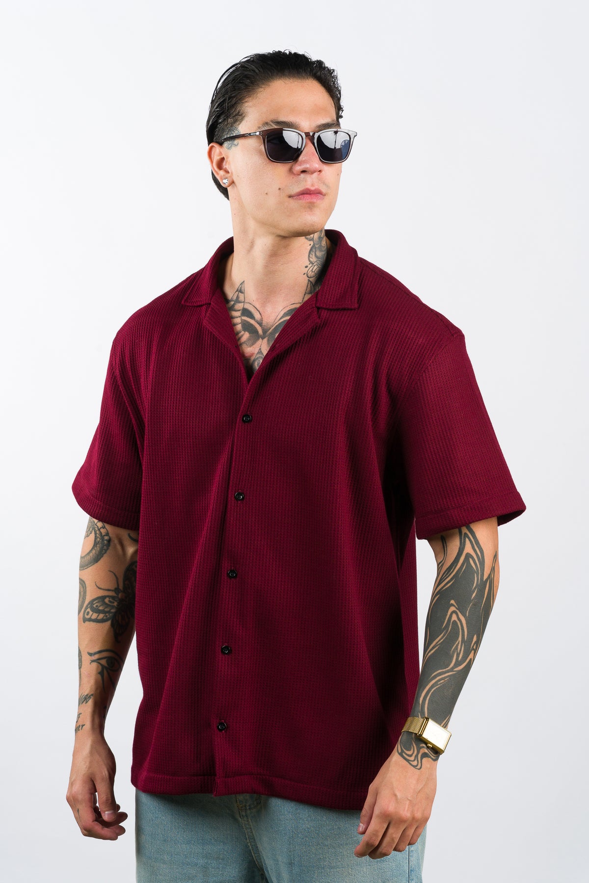Camisa Text Q Vino