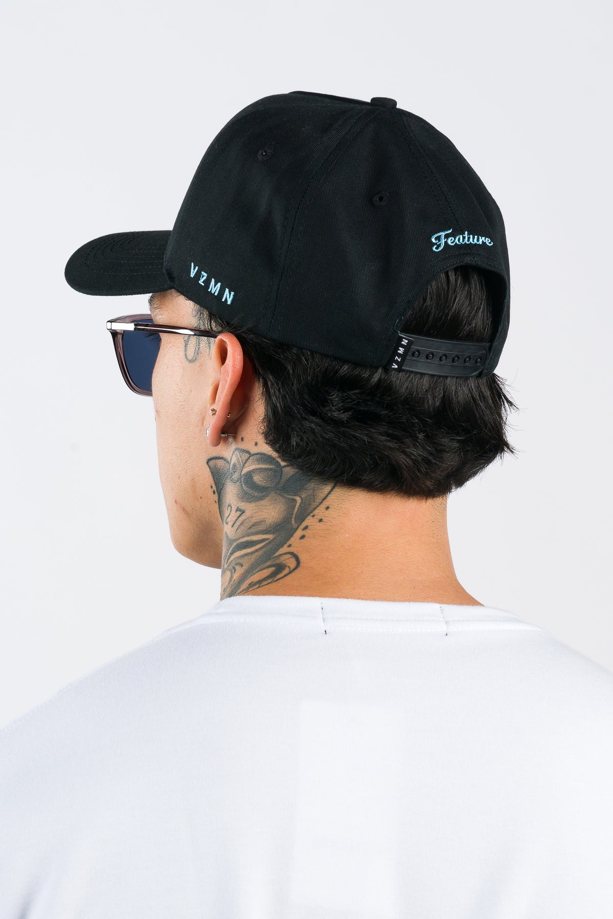 Gorra VZMN Negra Celeste - Voszmen
