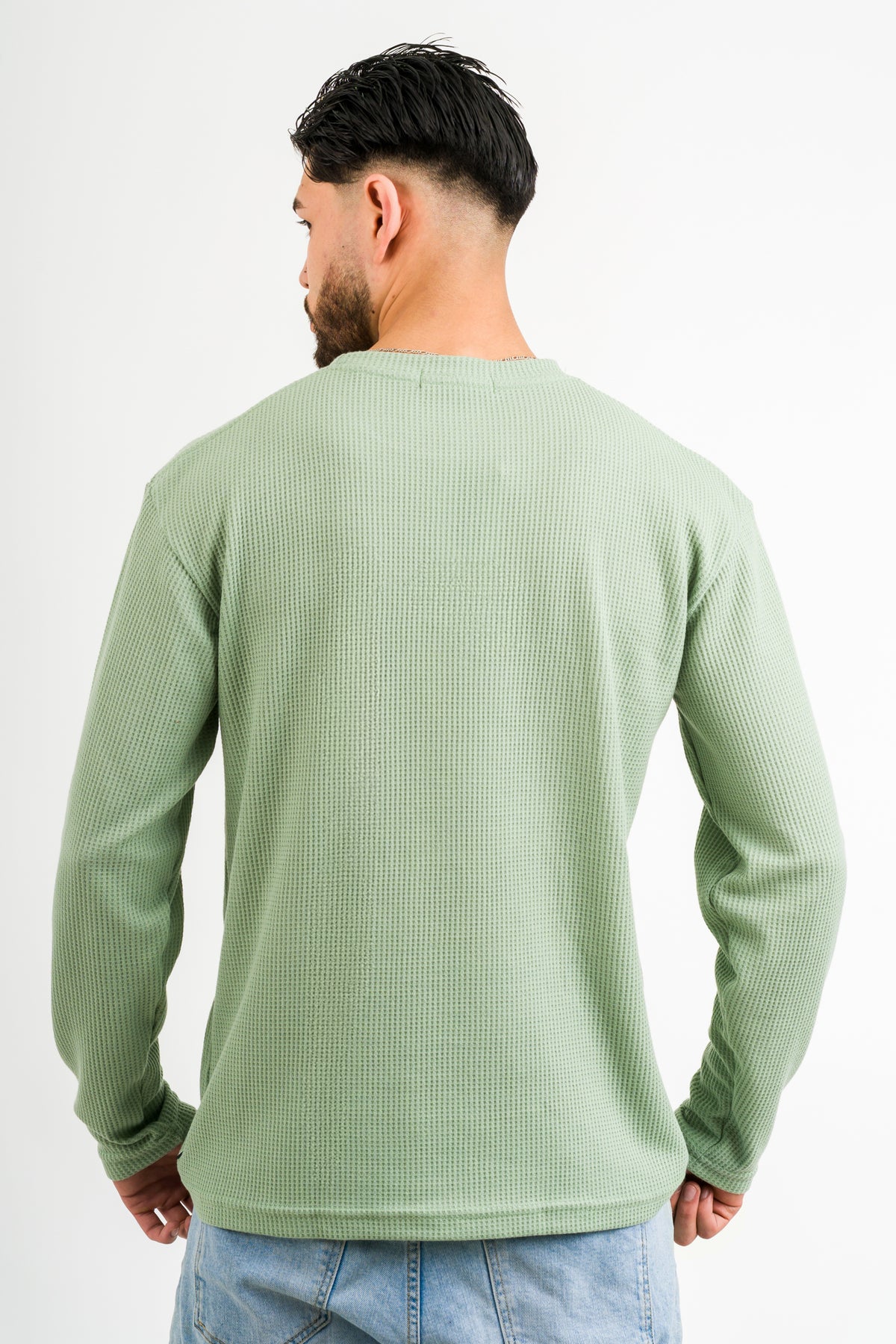 Camiseta ML Text Q Verde Pastel - Voszmen