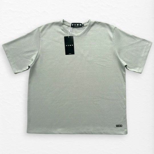 T-Shirt Over Text Ch verde Se