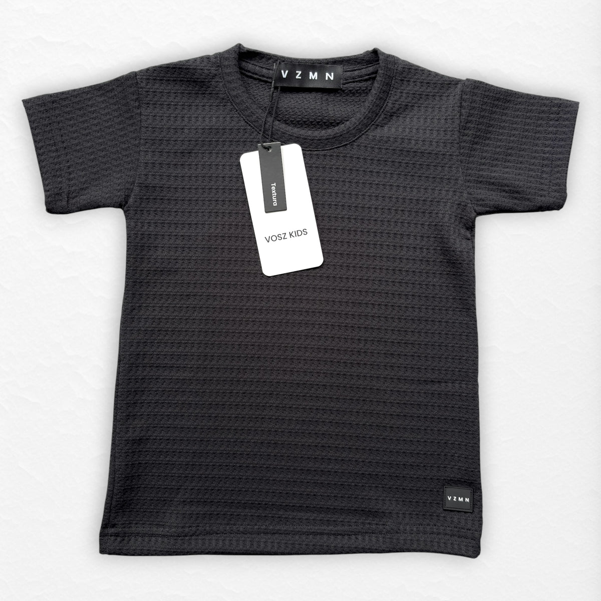 T-Shirt Kid Text CR Negro - Voszmen