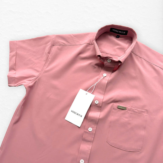Camisa Button Triple Palo Rosa