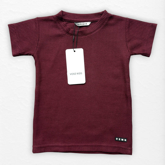 T-Shirt Text Q Kid vino