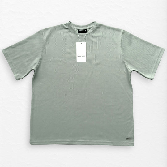 T-Shirt Over Text D verde Se