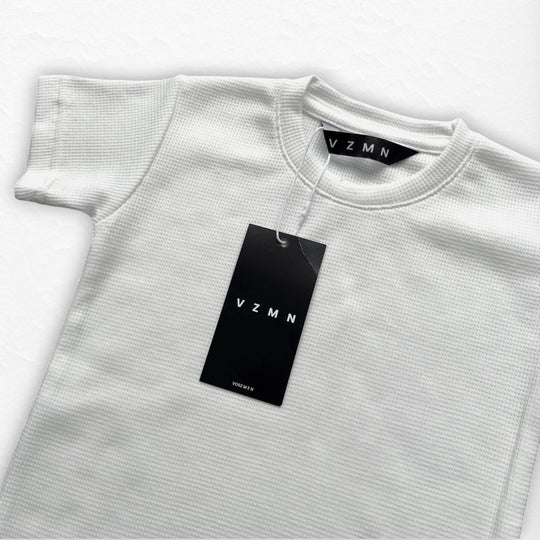 T-Shirt Text M Kid Blanco