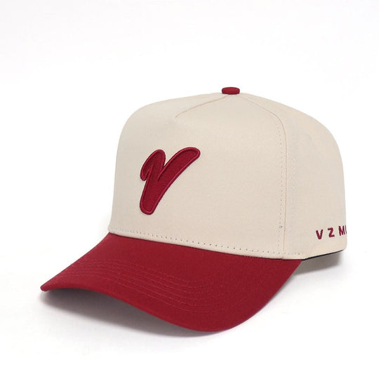 Gorra VZMN Crema Vino