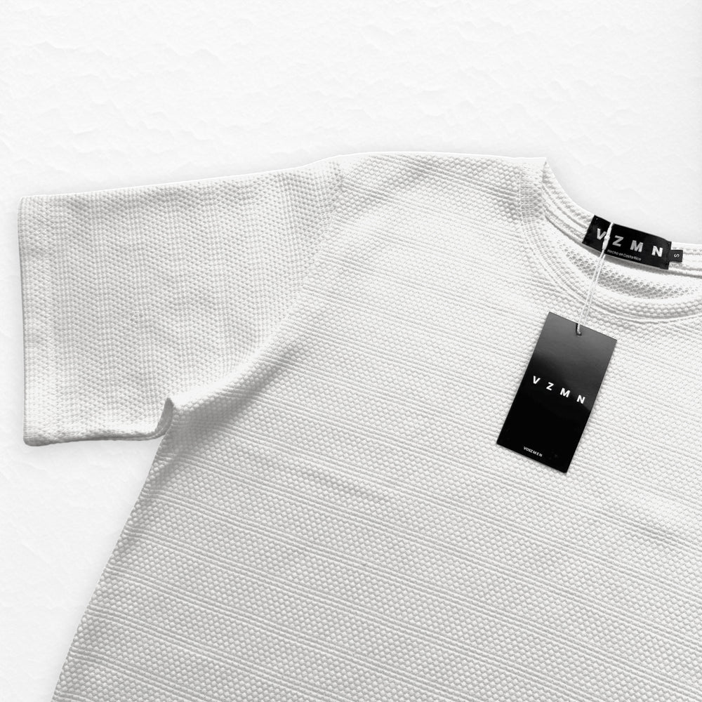 T-Shirt Over Text Ch Blanco H