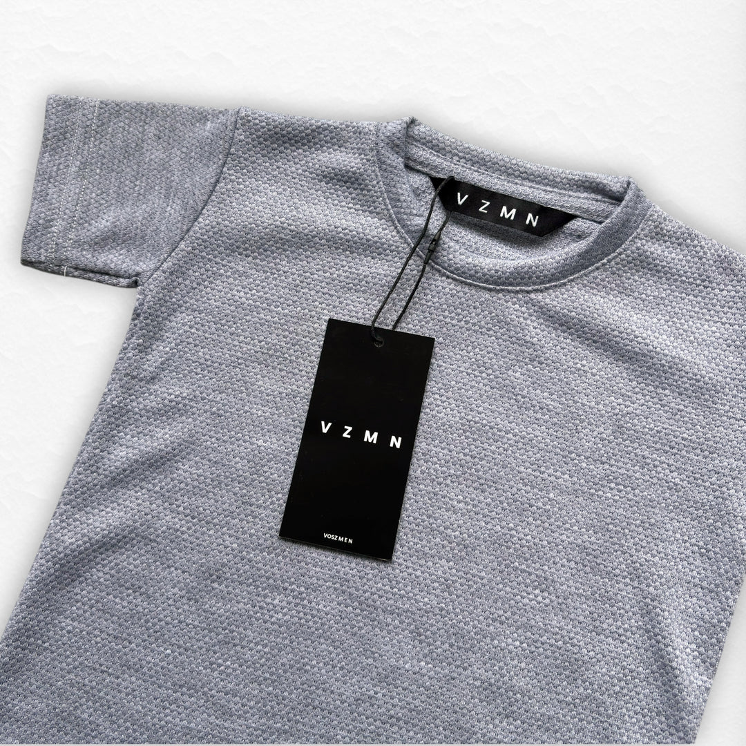 T-Shirt Text D Kid Gris