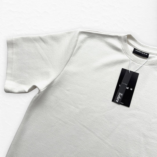 T-Shirt Over Text By Blanco Hueso