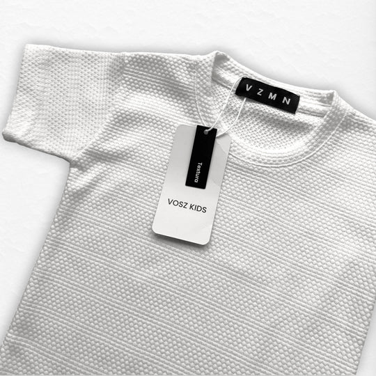 T-Shirt Text CH Kid Blanco H