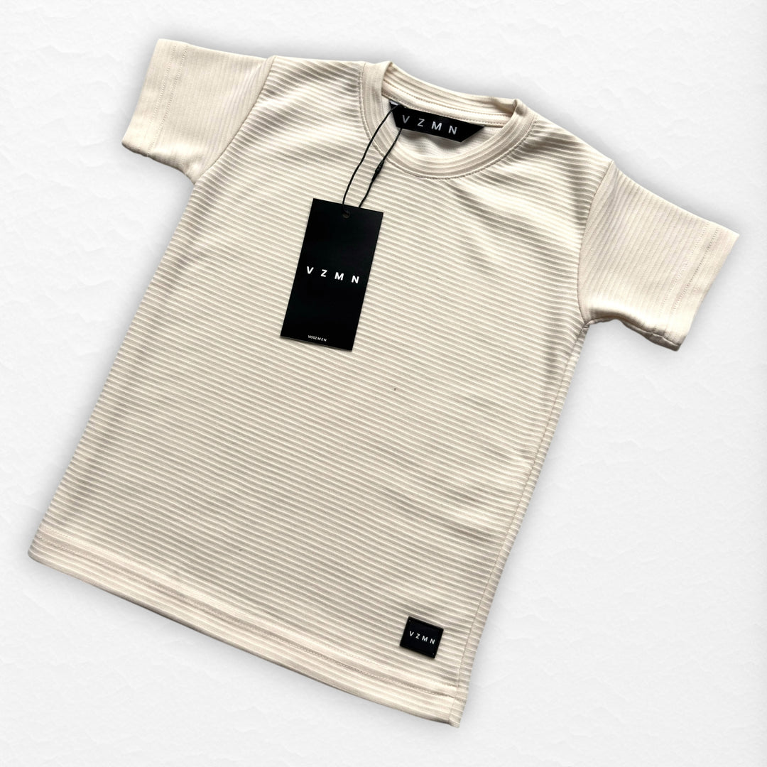 T-Shirt Text B Kid Crema