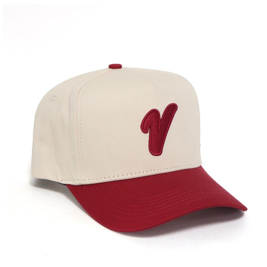 Gorra VZMN Crema Vino