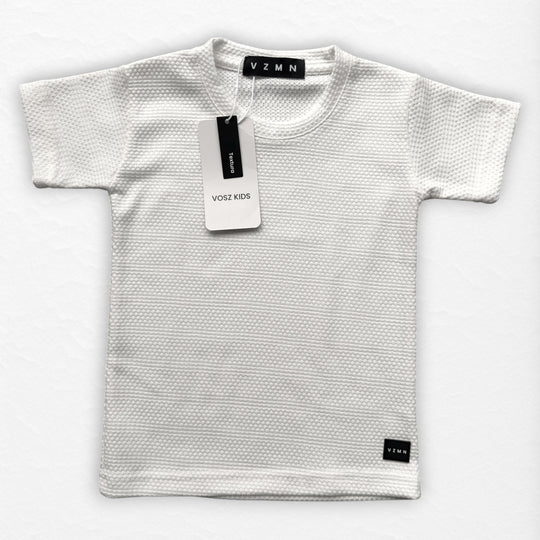 T-Shirt Text CH Kid Blanco H