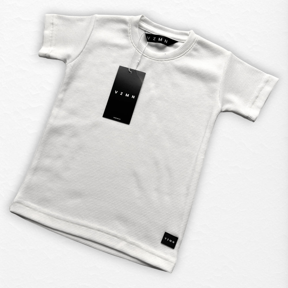 T-Shirt Text M Kid Blanco
