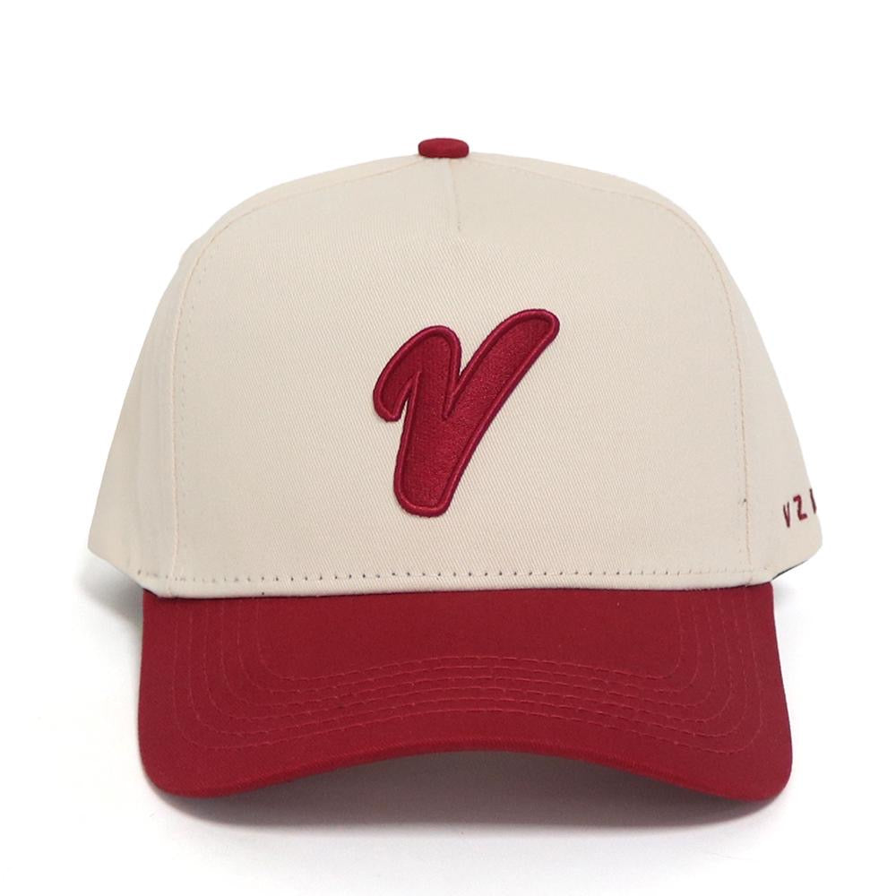 Gorra VZMN Crema Vino - Voszmen