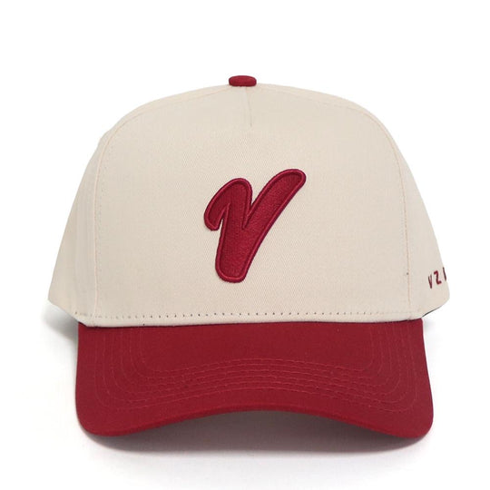 Gorra VZMN Crema Vino