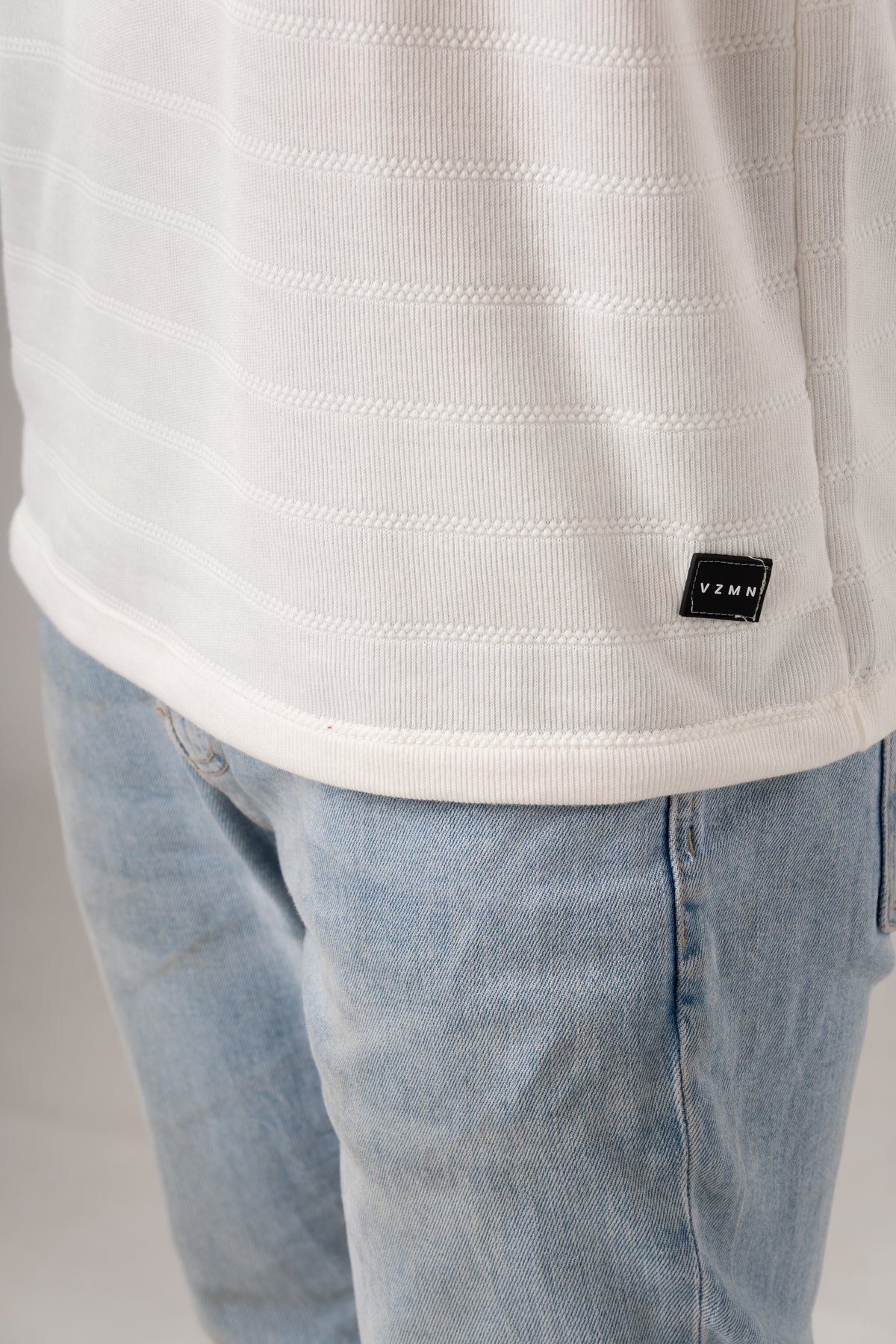 T-Shirt Text H Blanca hueso - Voszmen