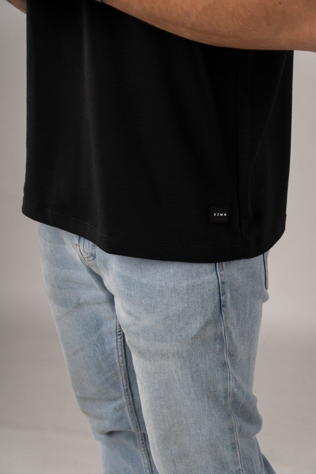 T-Shirt Text D Negro - Voszmen