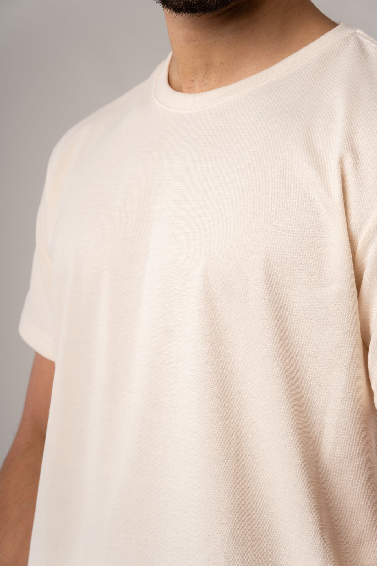 T-Shirt Text C Crema - Voszmen