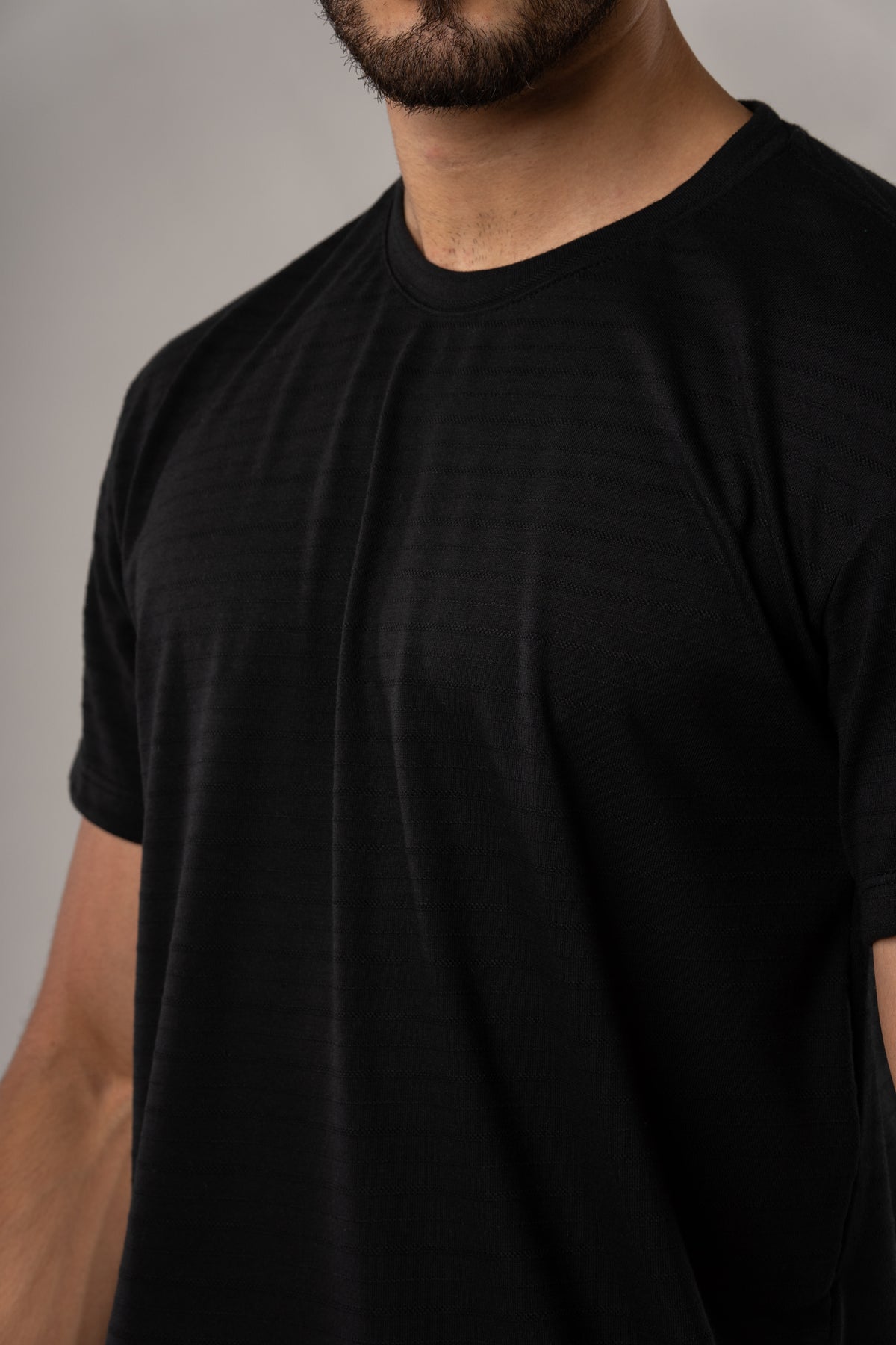 T-Shirt Text LC Negro - Voszmen