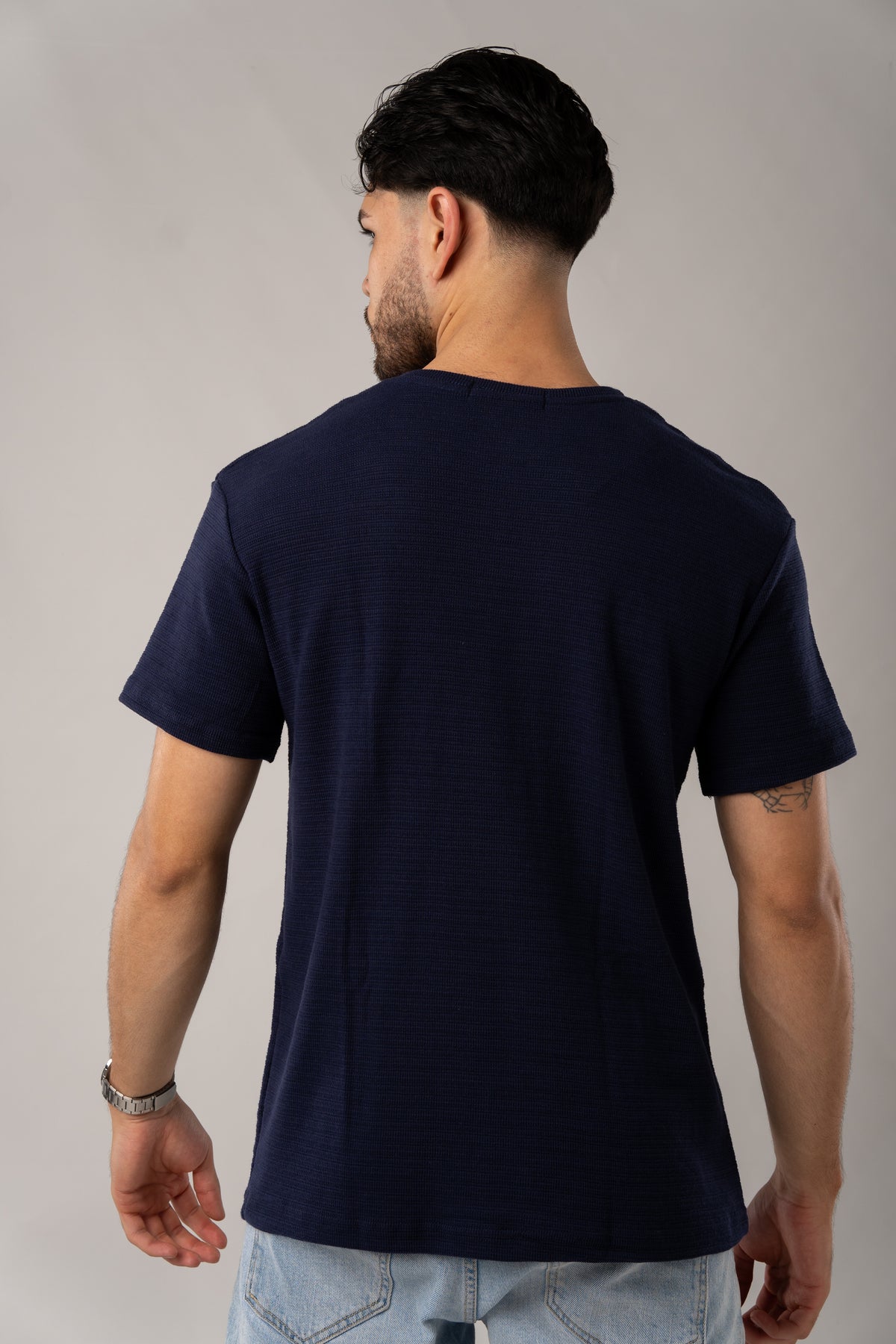 T-Shirt Text N Azul Marino - Voszmen