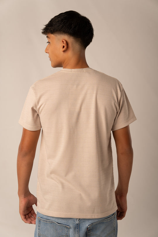 T-Shirt Text LC Beige