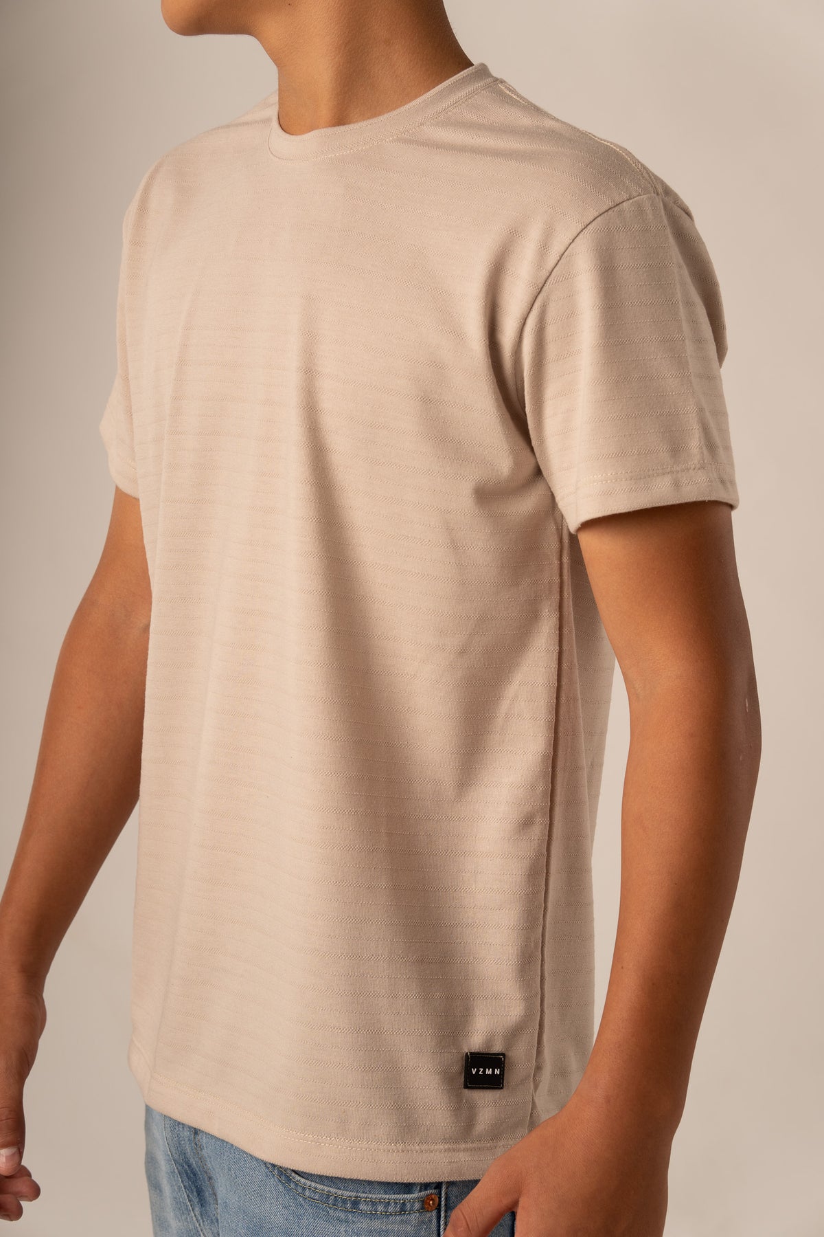 T-Shirt Text LC Beige - Voszmen