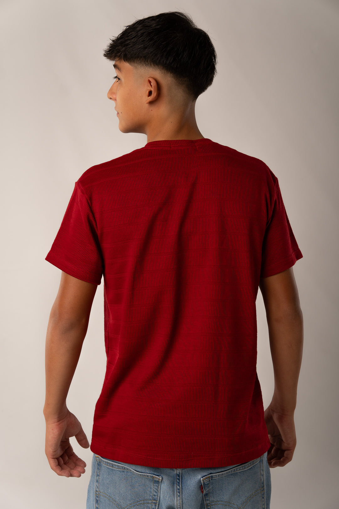 T-Shirt Text H Roja