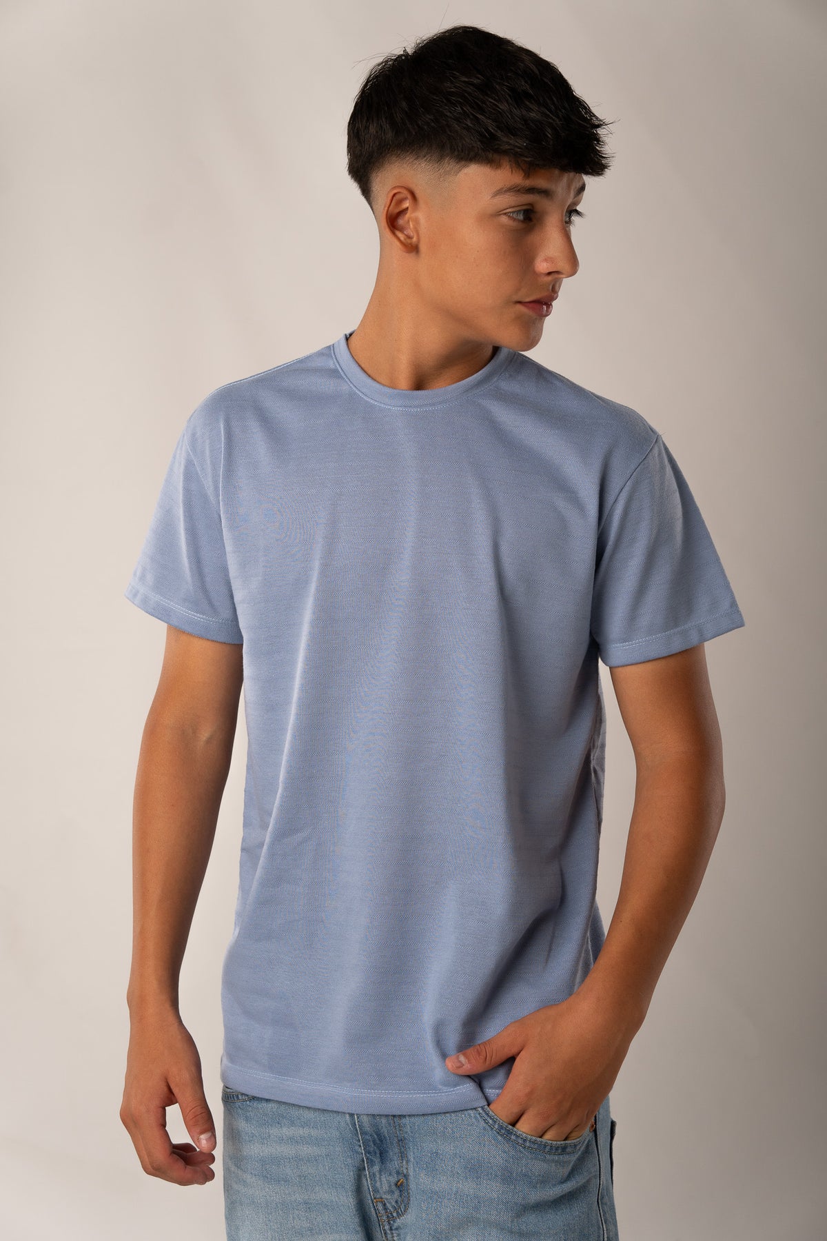 T-Shirt Text LC Celeste - Voszmen