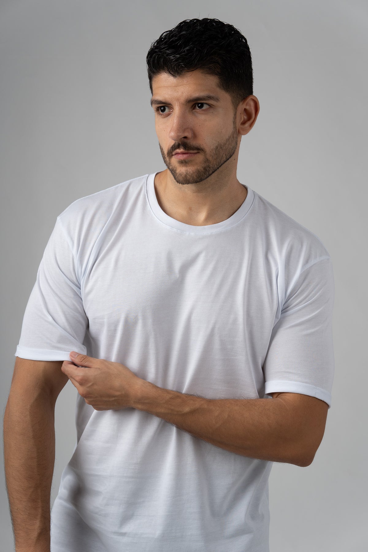 Camiseta Long Fit Blanca - Voszmen