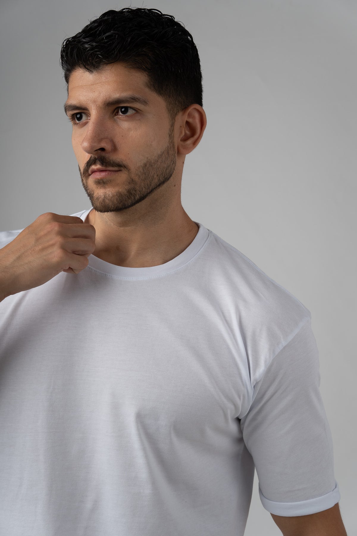 Camiseta Long Fit Blanca - Voszmen