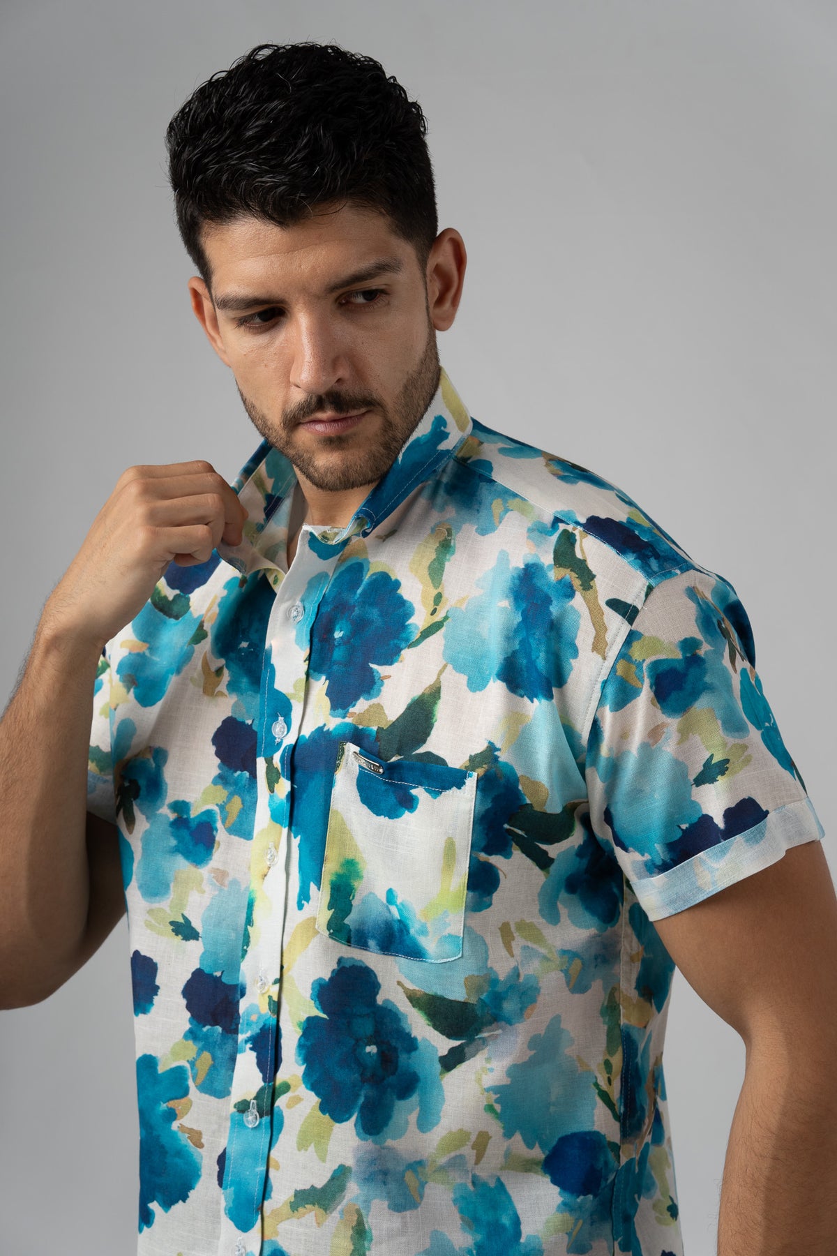 Camisa Button Blue Level - Voszmen