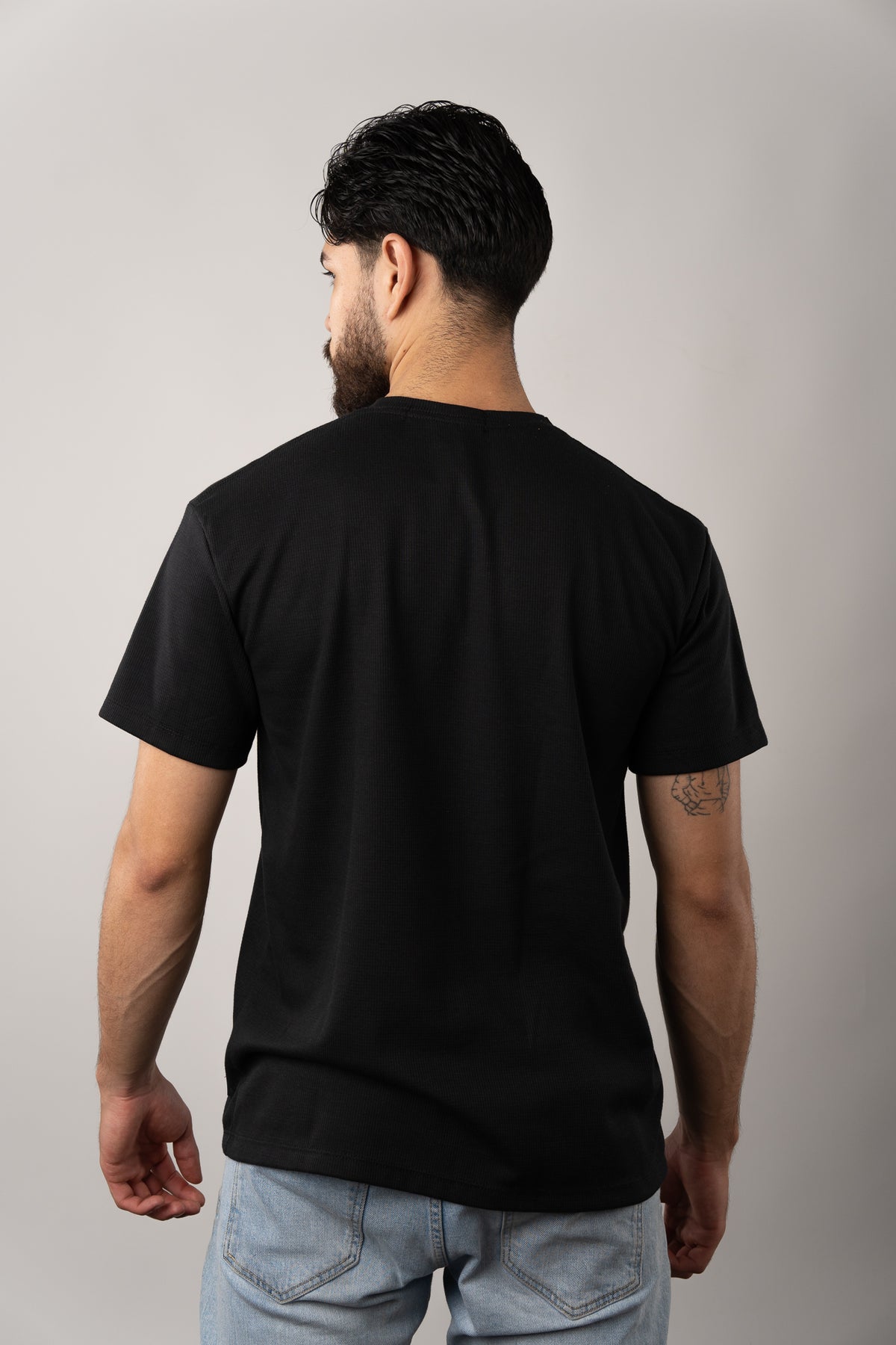 T-Shirt Text M Negro - Voszmen