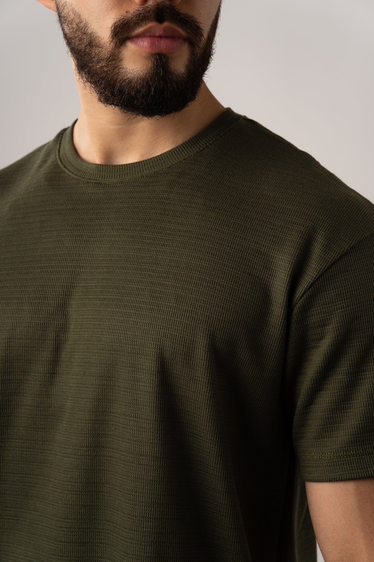 T-Shirt Text N Verde Musgo - Voszmen