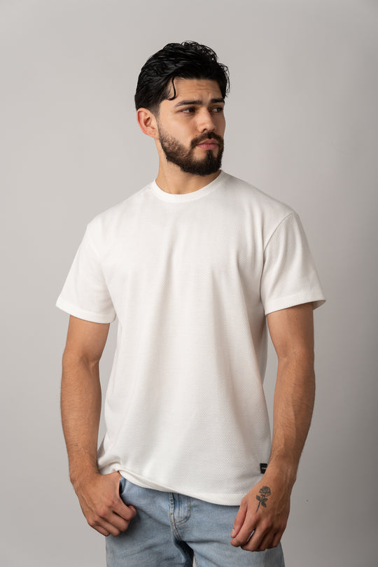 T-Shirt Text D Blanco