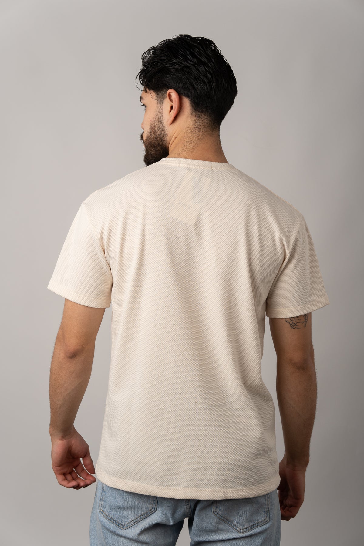 T-Shirt Text D Crema - Voszmen