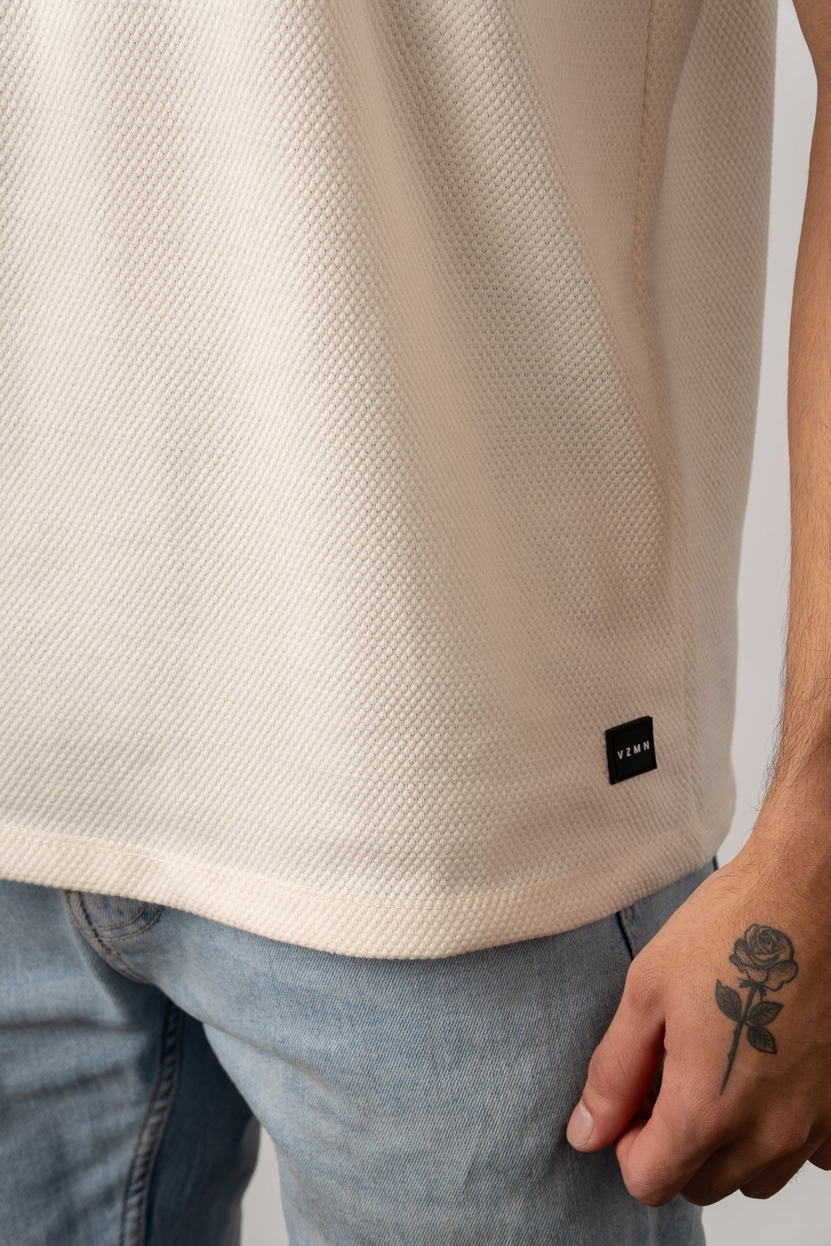 T-Shirt Text D Crema - Voszmen