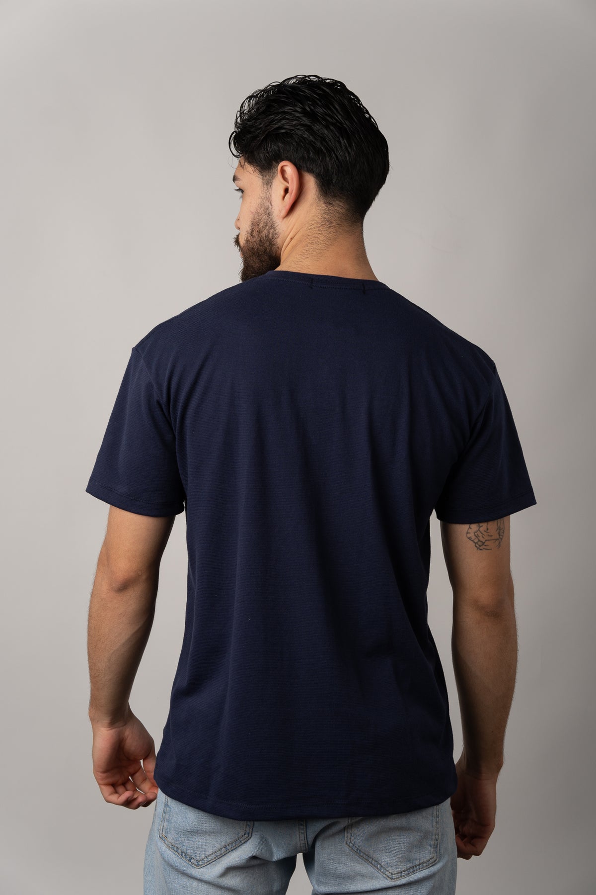 T-Shirt Text C Azul Navy - Voszmen