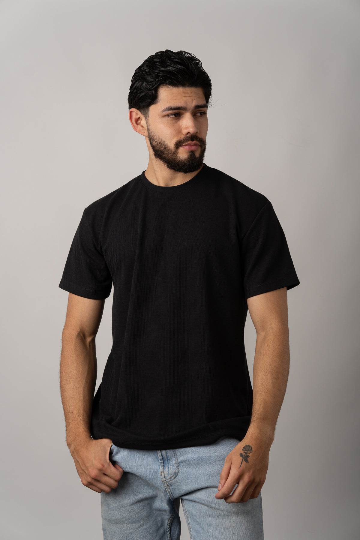 T-Shirt Text F Negra - Voszmen