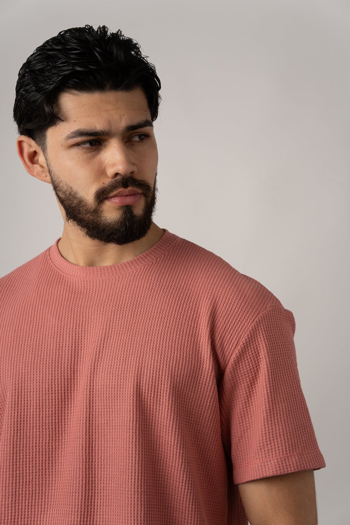T-Shirt Text Q Dark Rose - Voszmen