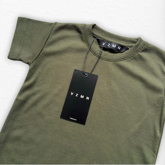 T-Shirt Text M Kid Verde Musgo