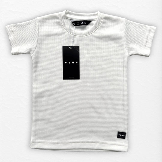T-Shirt Text M Kid Blanco
