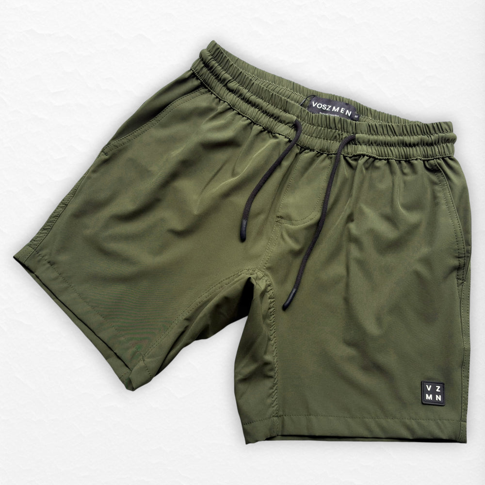 Bañador verde musgo