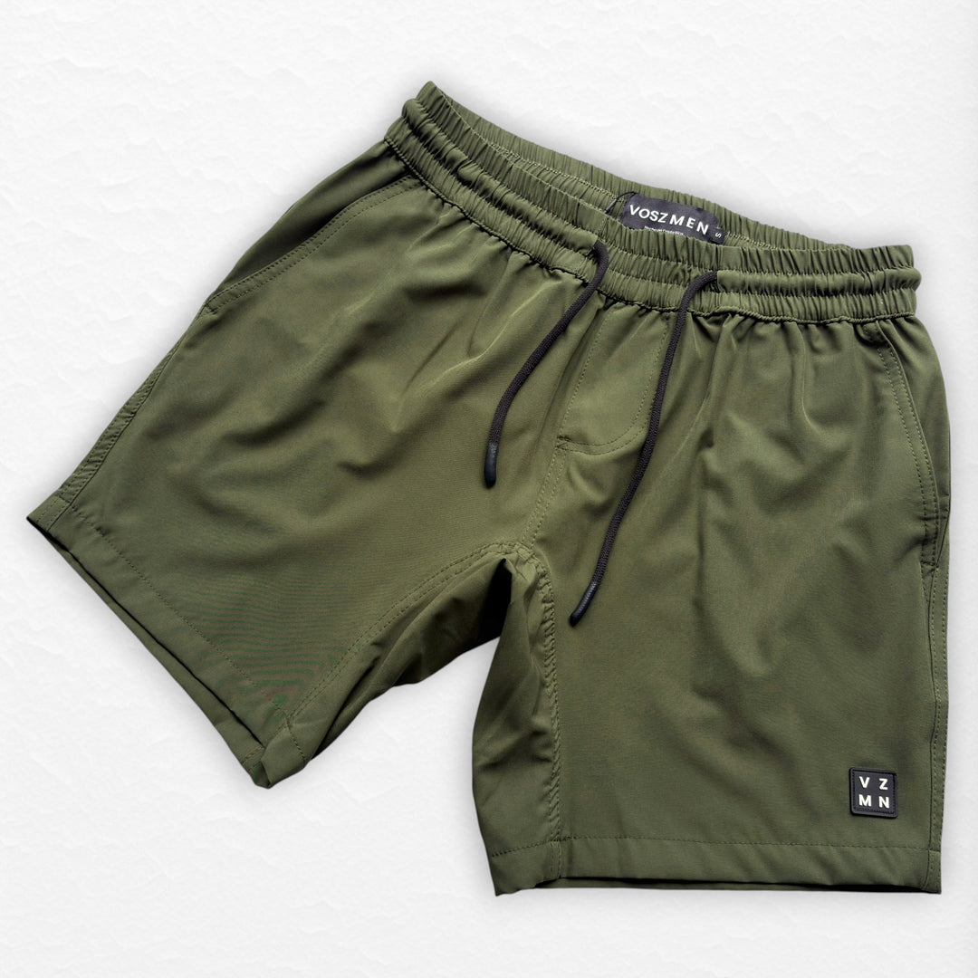 Bañador verde musgo